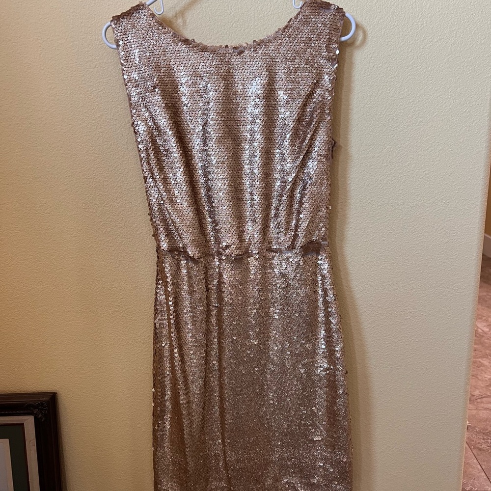 Calvin Klein Gold Sequin Dress